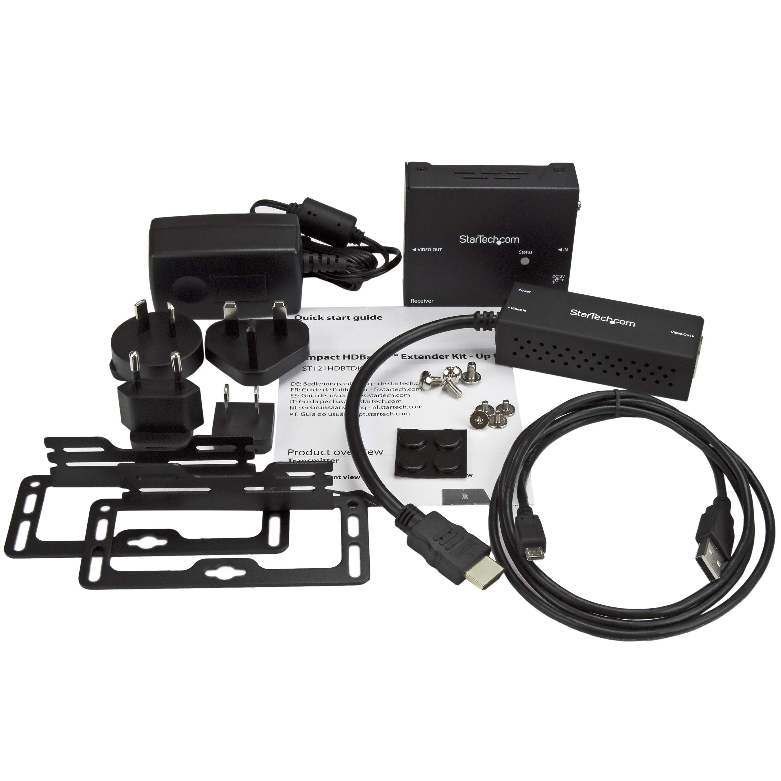 Amazon.com: StarTech.com HDBaseT Extender Kit with Compact